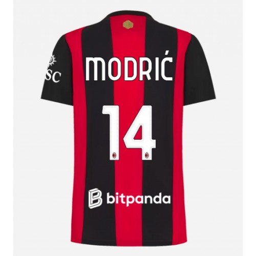 Dres AC Milan Luka Modric #14 Domaci za Žensko 2026-27 Kratak Rukav